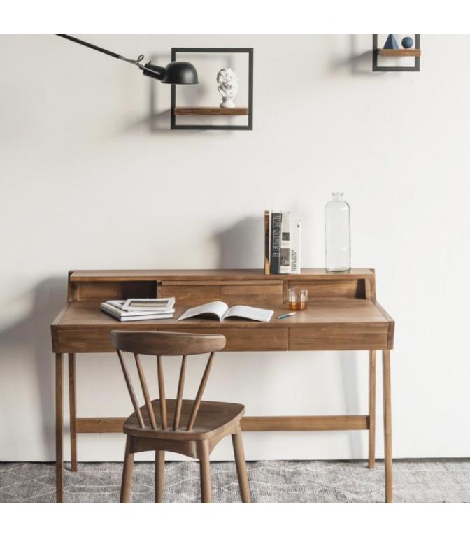 Teak writing hot sale desk