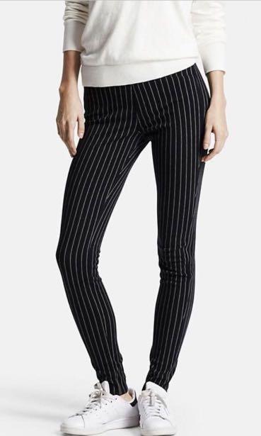 Pinstripe jeggings clearance