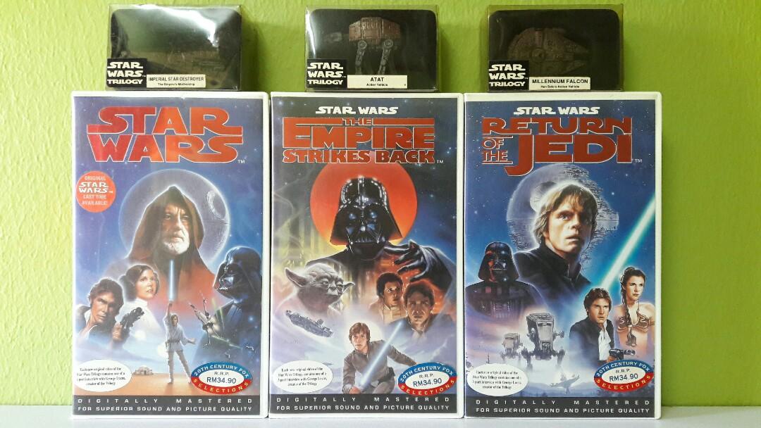 Star wars original vhs sales box set