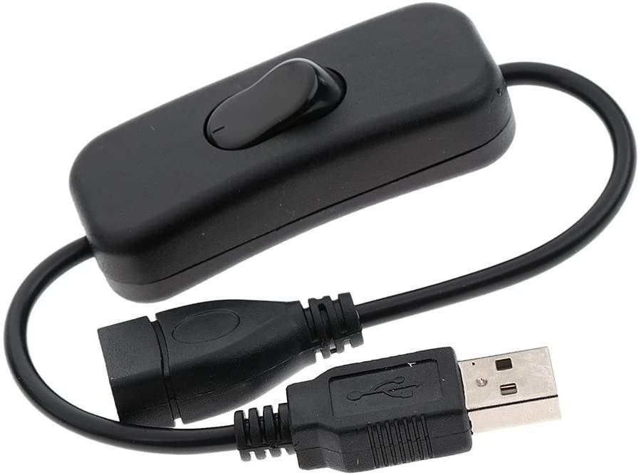 USB A Male to Female Cable with ON/OFF Switch Toggle Power Control for ...