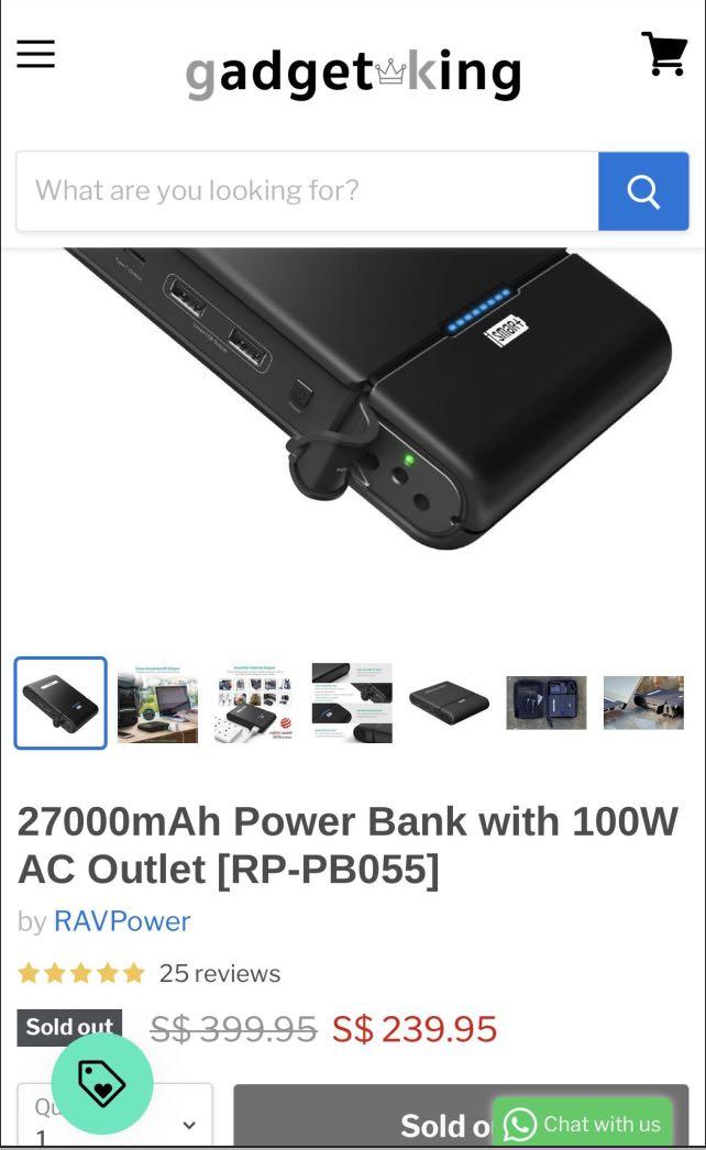 Review: RAVPower AC Outlet 27000mAh Power Bank