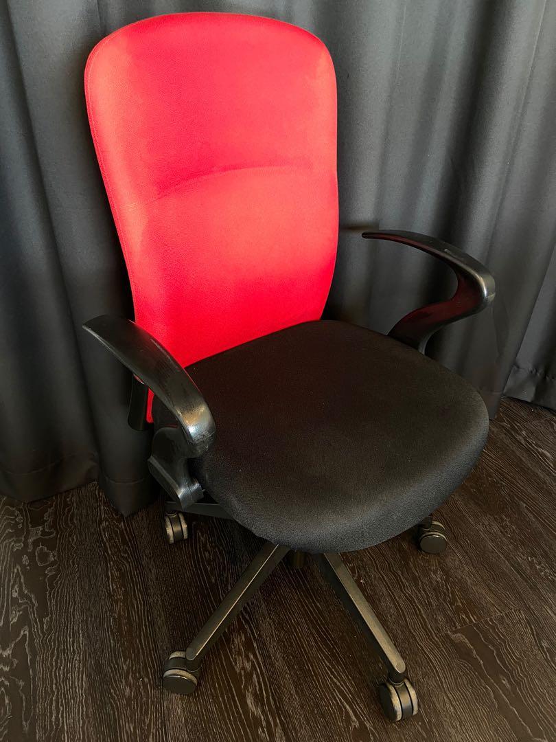 Used office chair (Benel), Furniture & Home Living, Furniture, Chairs