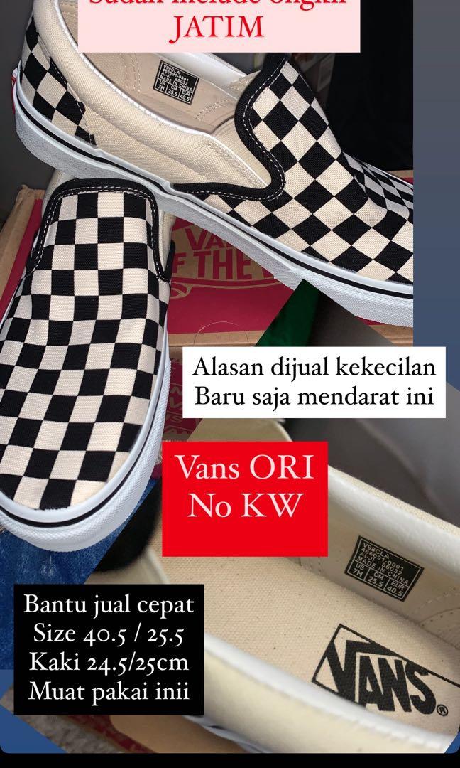 Vans checkerboard kw sale