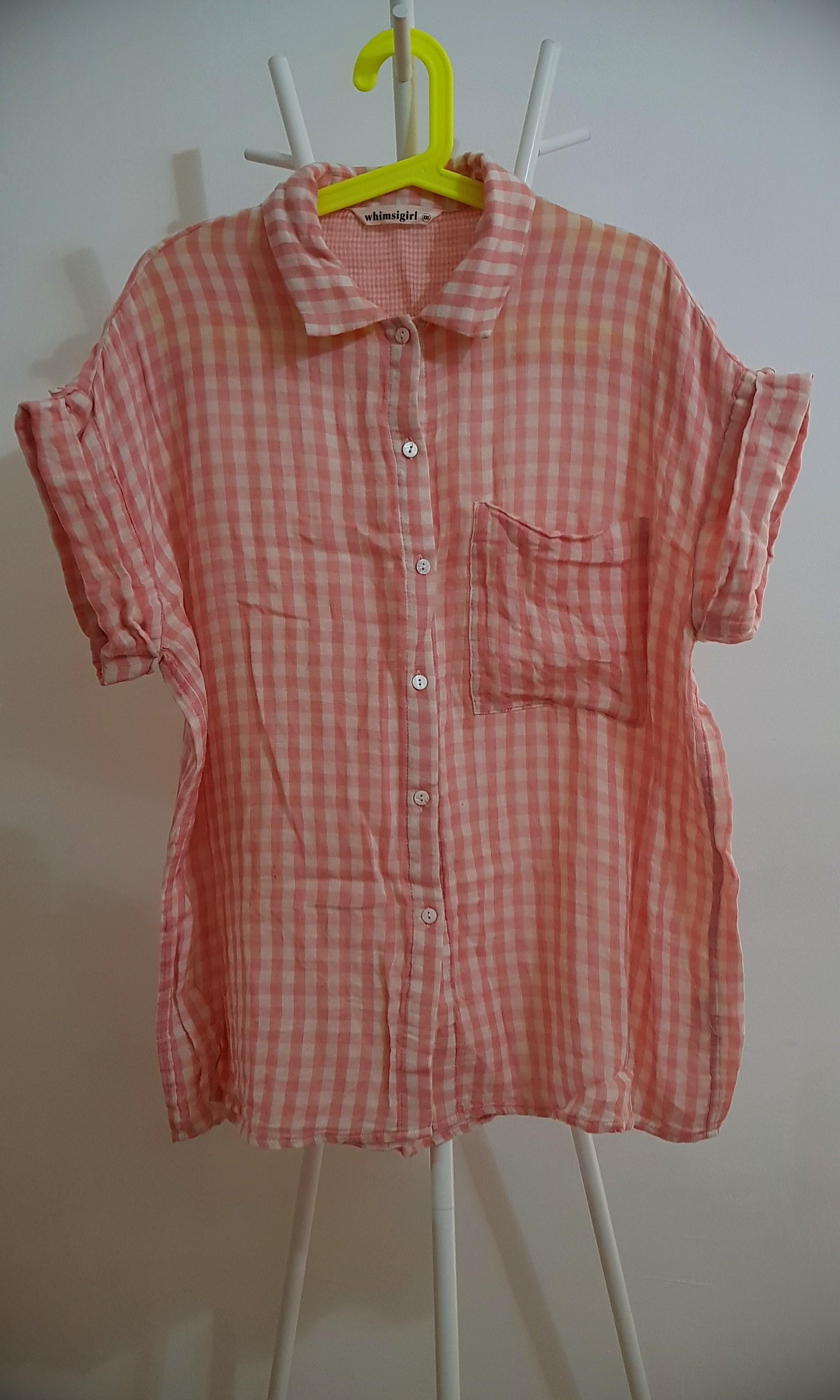 The Picnic Pink Gingham Dress Shirt