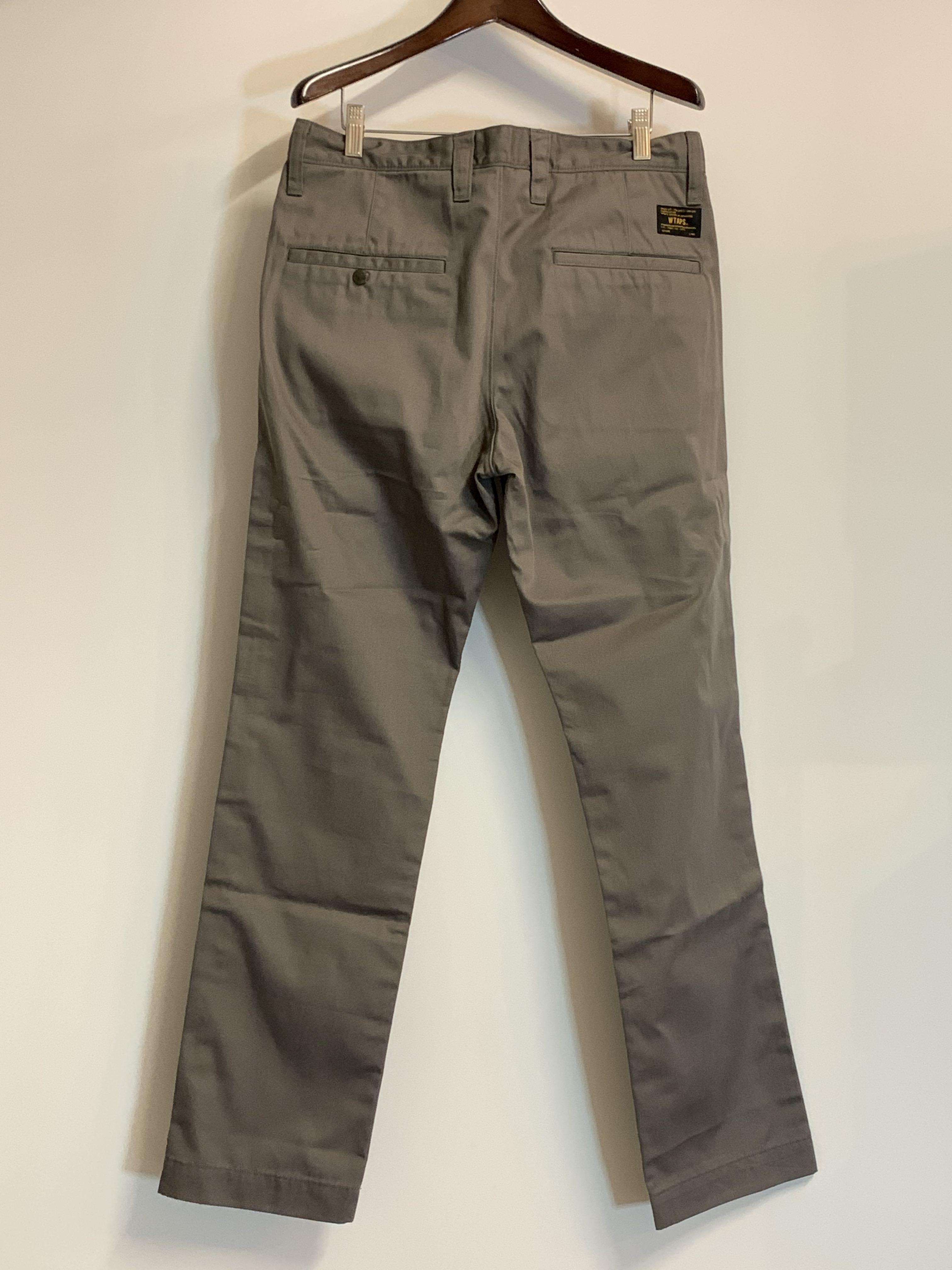 WTAPS KHAKI TIGHT TROUSERS CHINO-