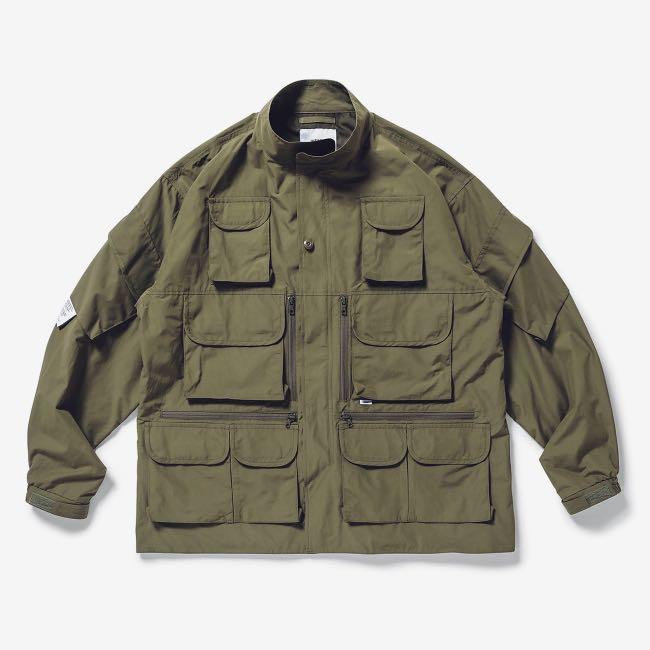 WTAPS Modular Jacket Olive M, 男裝, 外套及戶外衣服- Carousell