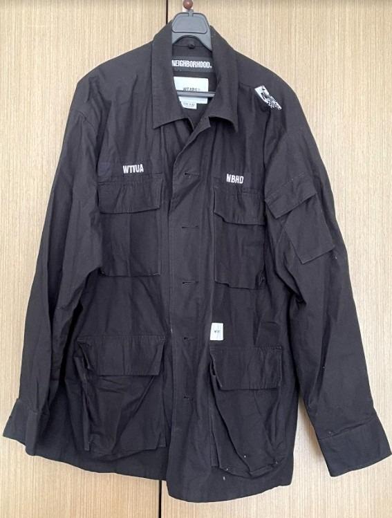 JUNGLE LS SHIRT WTAPS NEIGHBORHOOD BLACK-