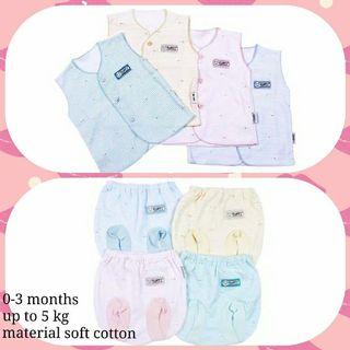 0-3 sleeveless set / daily wear /baby casual wear / newborn clothes /baby clothes /