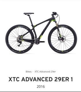 Giant xtc advanced 1 2016 discount