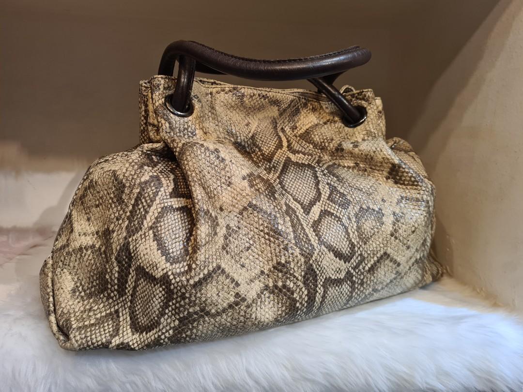Hostile Children's day sharp Authentic Furla Snake Skin Leather Tote Bag, Luxury, Bags & Wallets on  Carousell