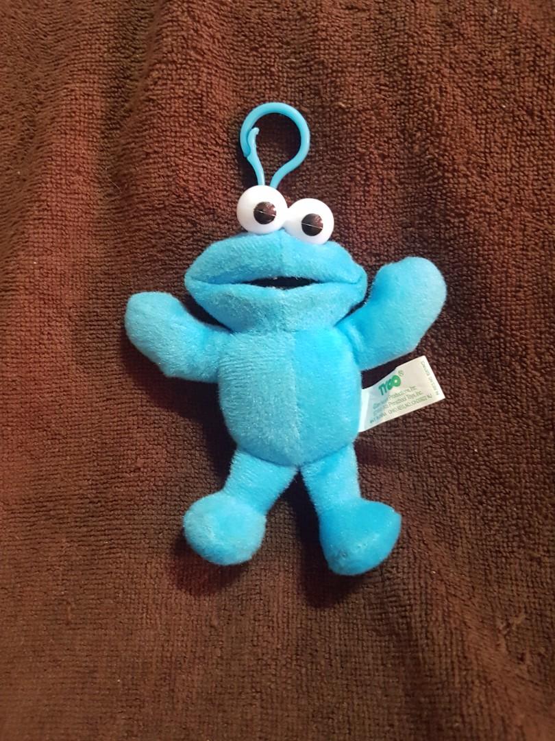 Cookie monster shop plush keychain