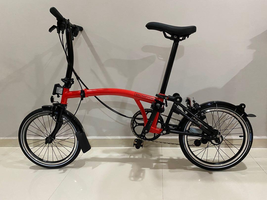 Brompton rocket red black addition 2020