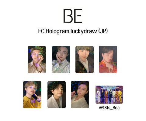 BTS BE lucky draw ラキドロ特典ジョングク 4枚