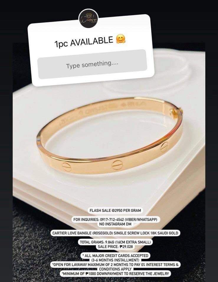 Cartier love bangle for sale online