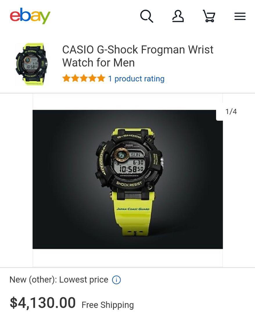 Authenticated Used G-SHOCK G-Shock CASIO Casio FROGMAN, 56% OFF