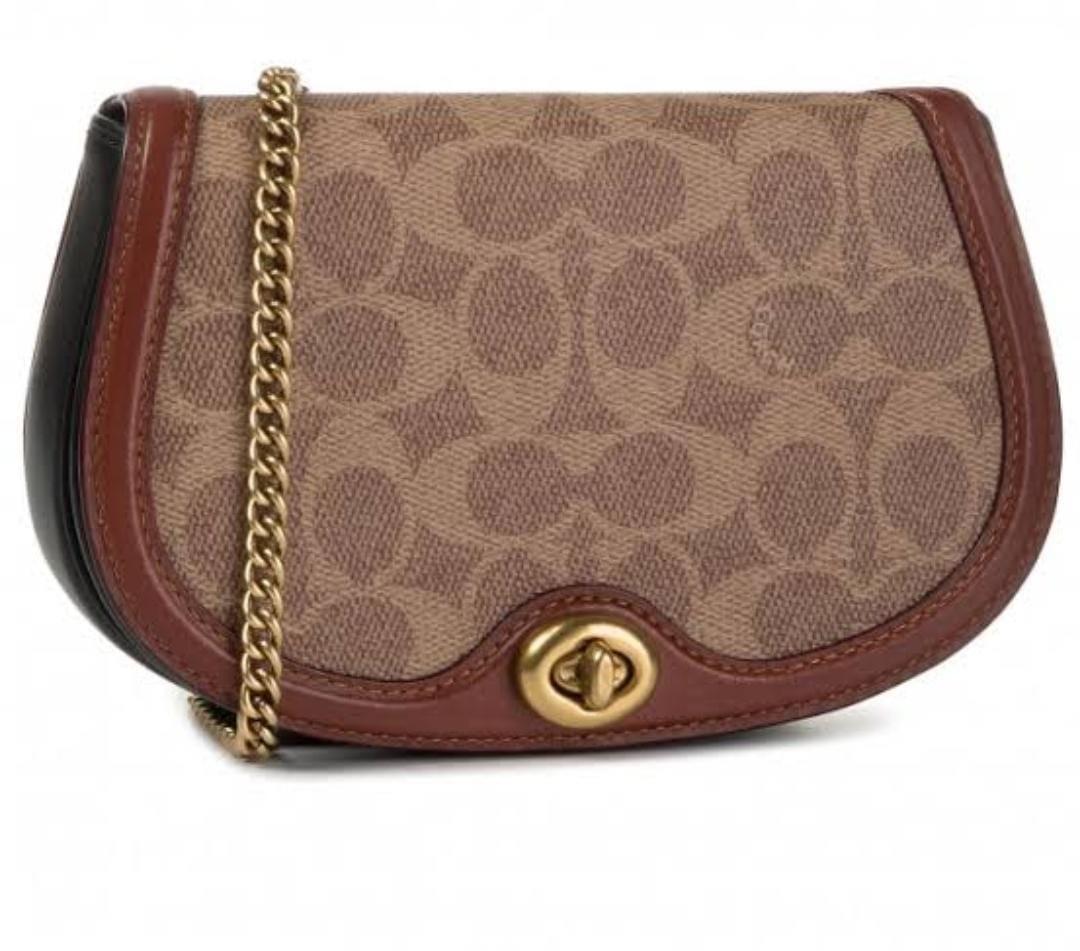 coach saddle belt bag