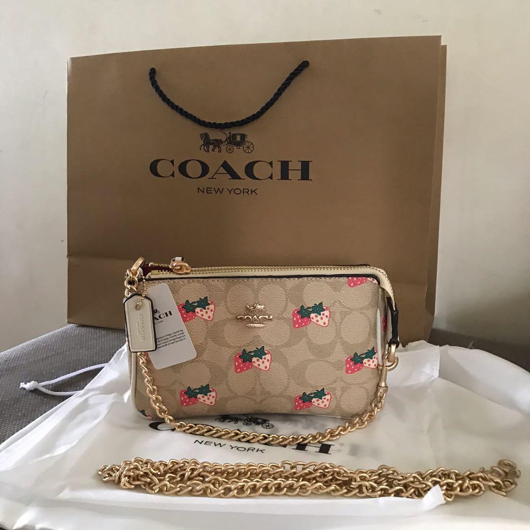 Coach Strawberry Bag, Luxury, Bags & Wallets on Carousell