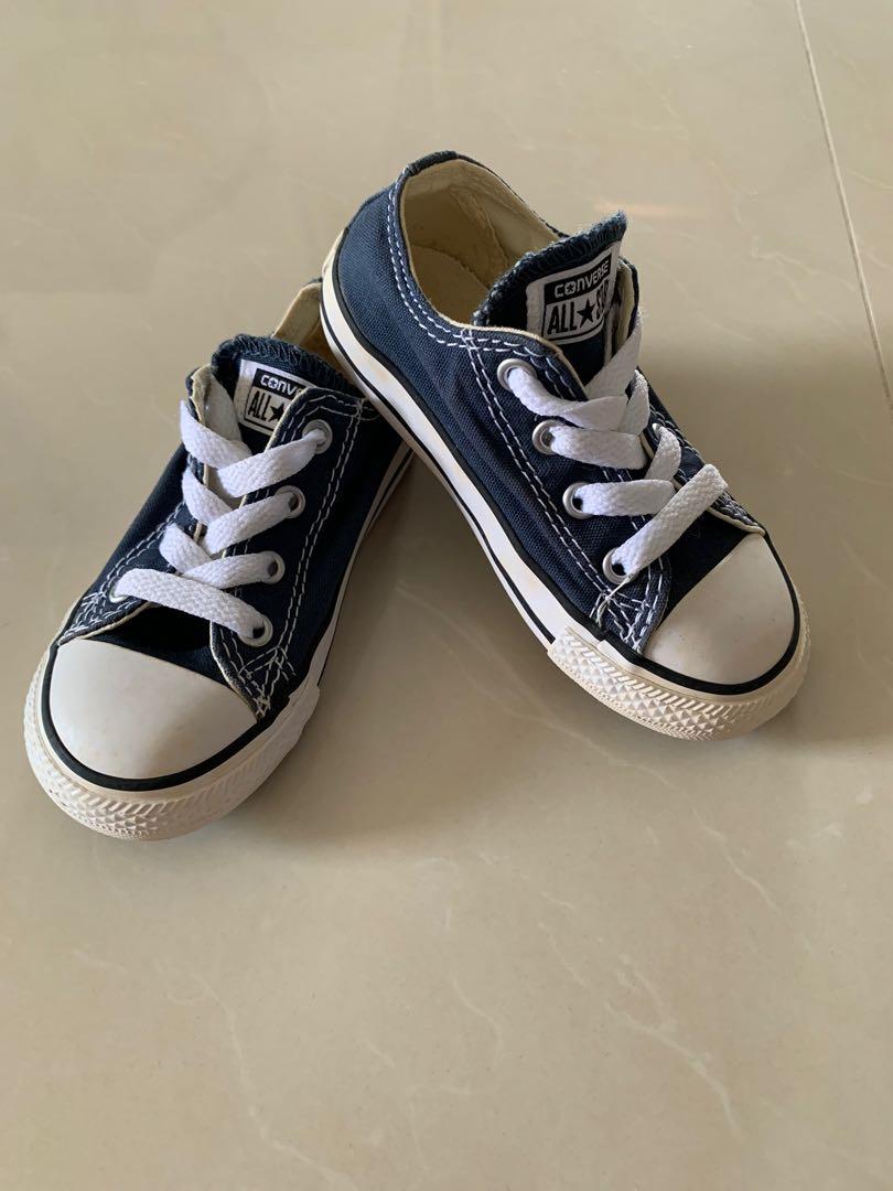 Infant navy blue converse discount