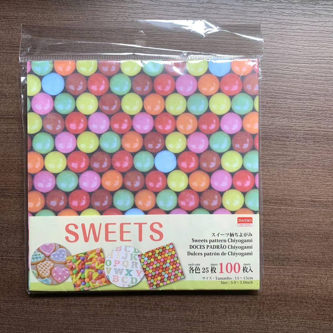 DAISO Origami Paper, Hobbies & Toys, Stationary & Craft, Craft Supplies