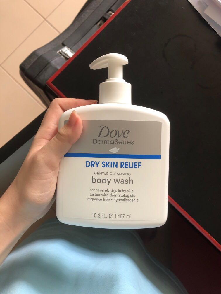 Dove Derma Series Dry Skin Relief Gentle Cleansing Body Wash Beauty Personal Care Bath Body Body Care On Carousell