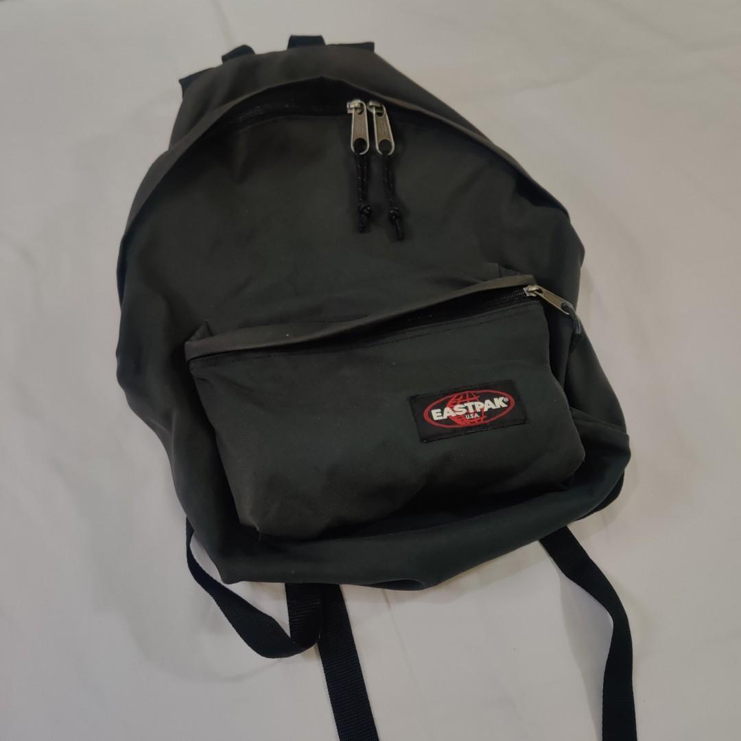 Eastpak USA Padded Washed Black Colorways Bagpack, Fesyen Pria, Tas