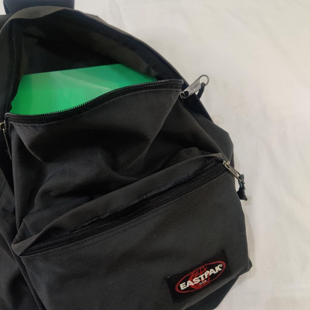 Eastpak USA Padded Washed Black Colorways Bagpack, Fesyen Pria, Tas