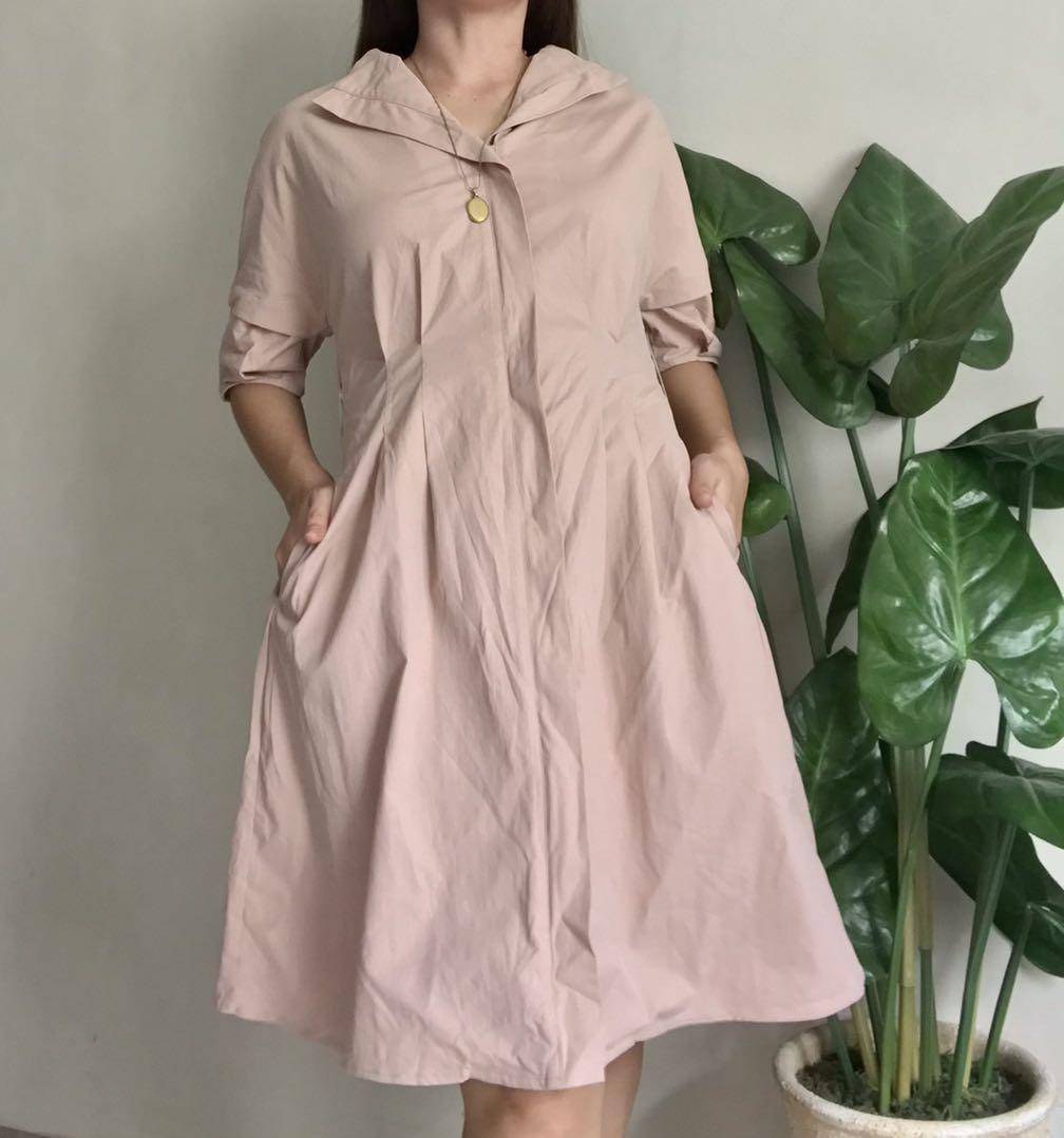 EIFANI zip up dress,s to m, Women's Fashion, Dresses & Sets, Dresses on