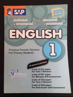English 1 - Continual Semestral Assessment with Answer Key Activity Book - New