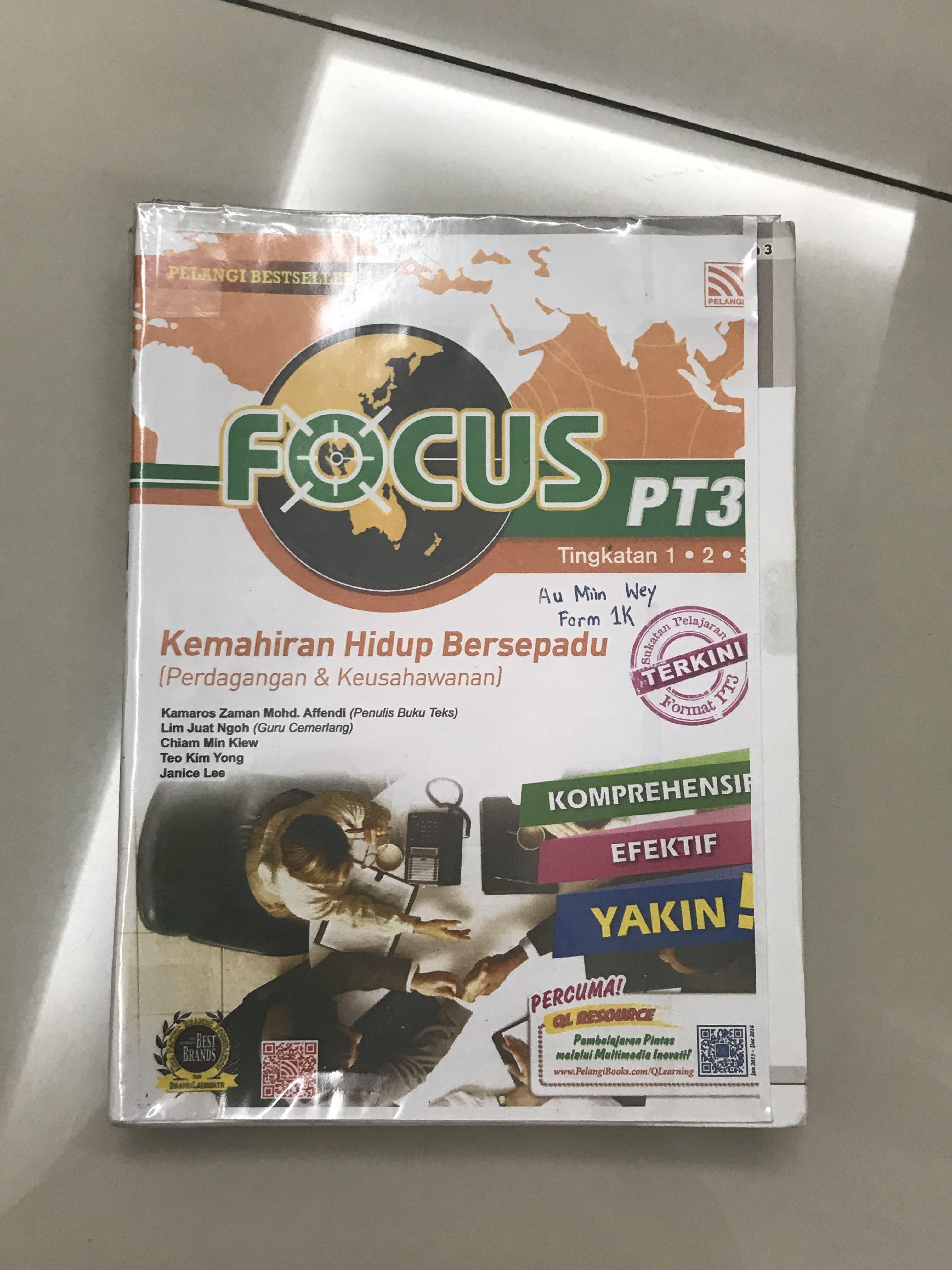 Focus Pt3 Tingkatan 1 2 3 Kemahiran Hidup Bersepadu Textbooks On Carousell