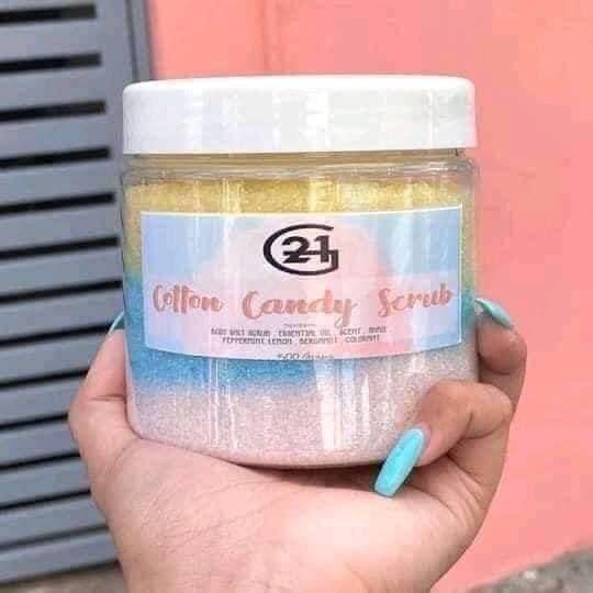 G21 SCRUB COTTON CANDY (Category: Bath) located in Manila. Submitted by piamra (Listing ID 1082932358, Image 3). Description: “Salt Scrub Salt also has detoxifying properties: Its trace minerals are natural purifiers that draw out pore-clogging toxins and relieve congestion. This action invigorates the skin, promoting more efficient circulation and healthy skin cell turnover.” Oh? Ano pang hinihintay mo? Mag G21 Cotton Candy Scrub ka na!! Here ar
