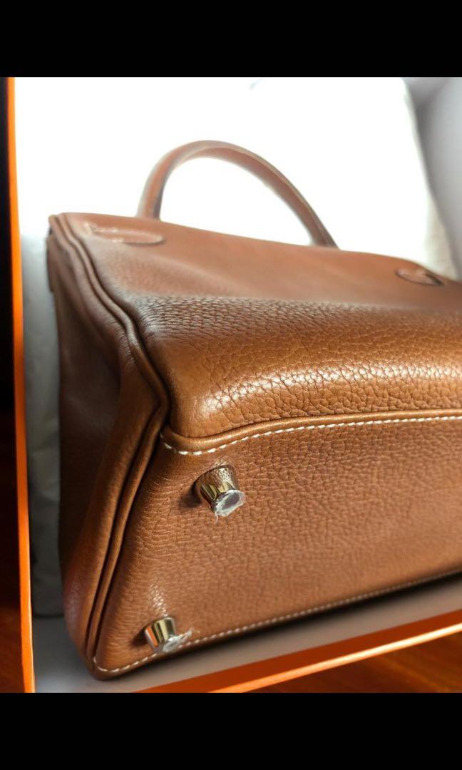Hermes Kelly Retourne 25 Fauve Barenia Faubourg, Luxury, Bags & Wallets on  Carousell