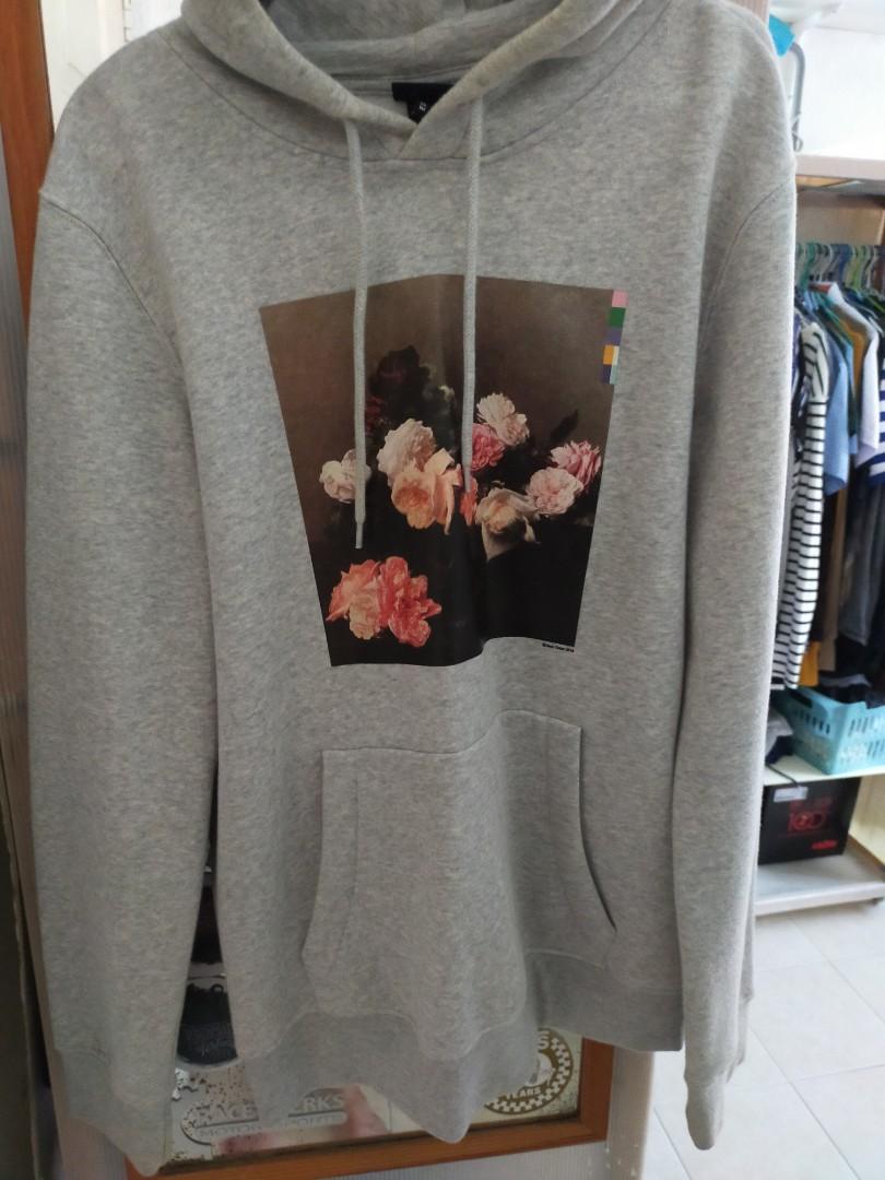 h&m flower hoodie