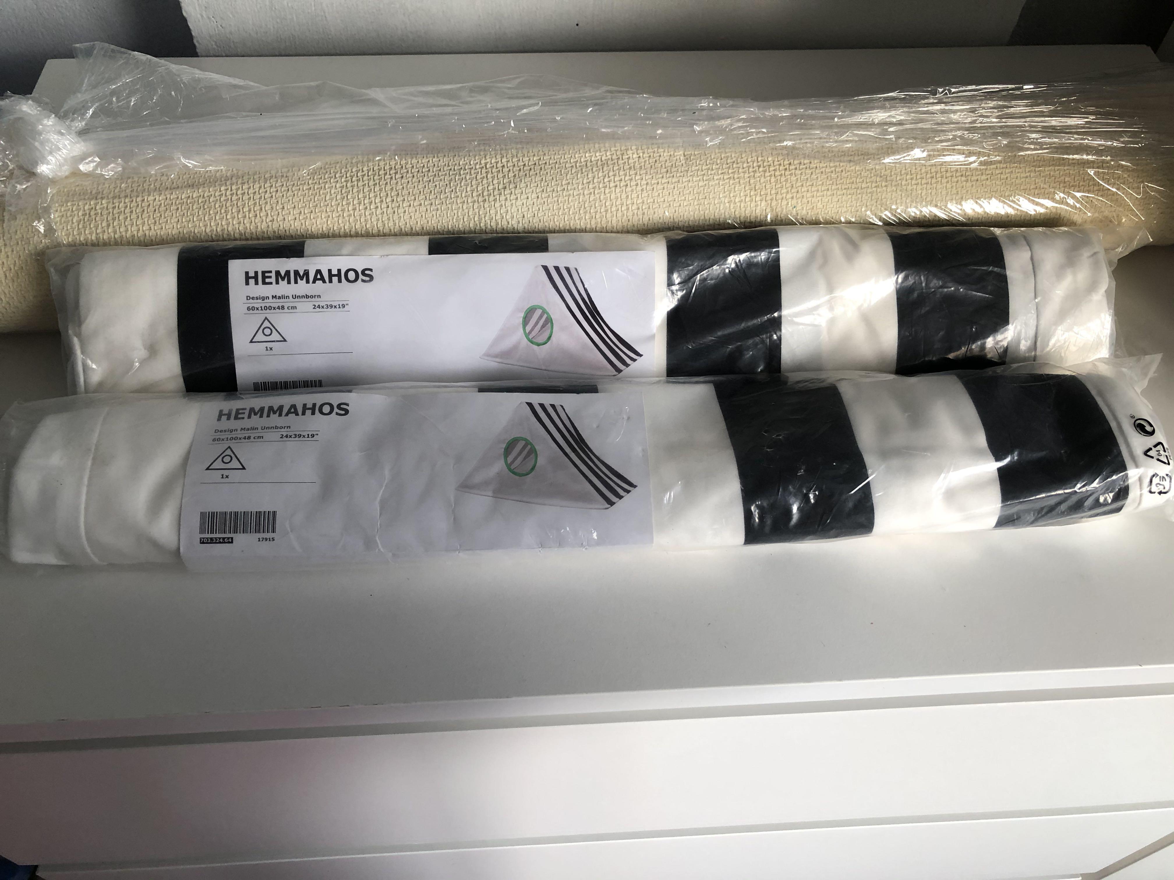 Ikea Hemmahos Children Bed Canopy Black and White, Babies & Kids, Baby