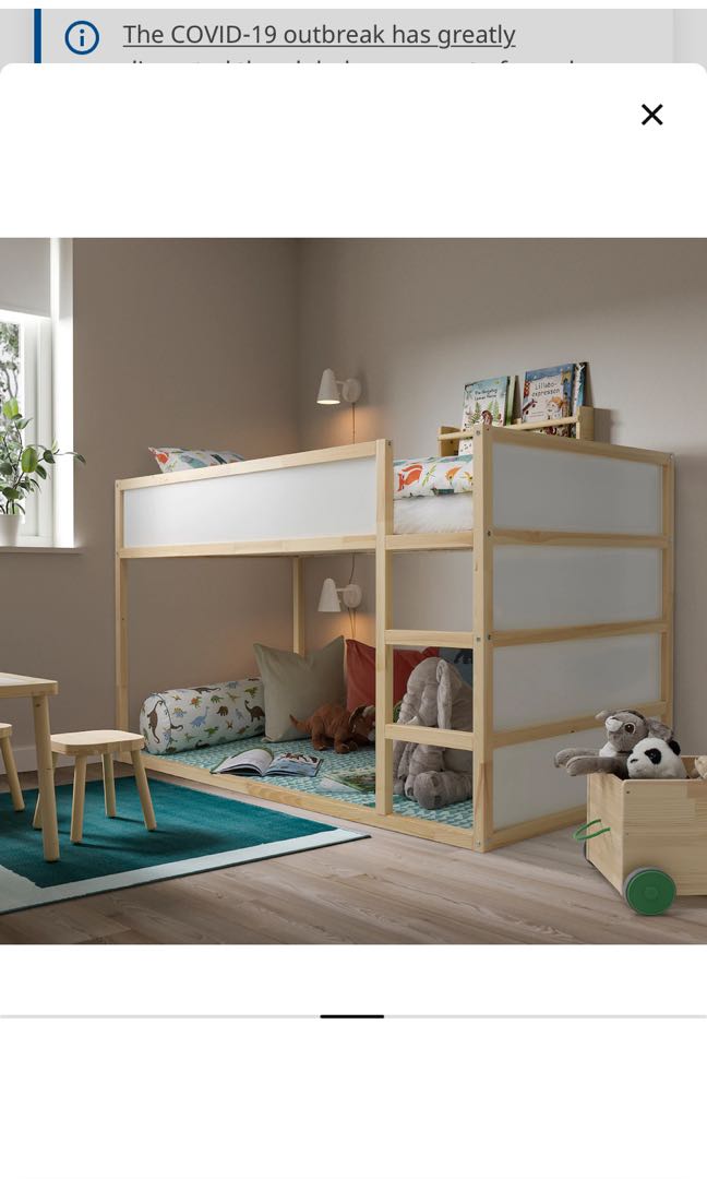 IKEA KURA BED, Furniture & Home Living, Furniture, Bed Frames ...