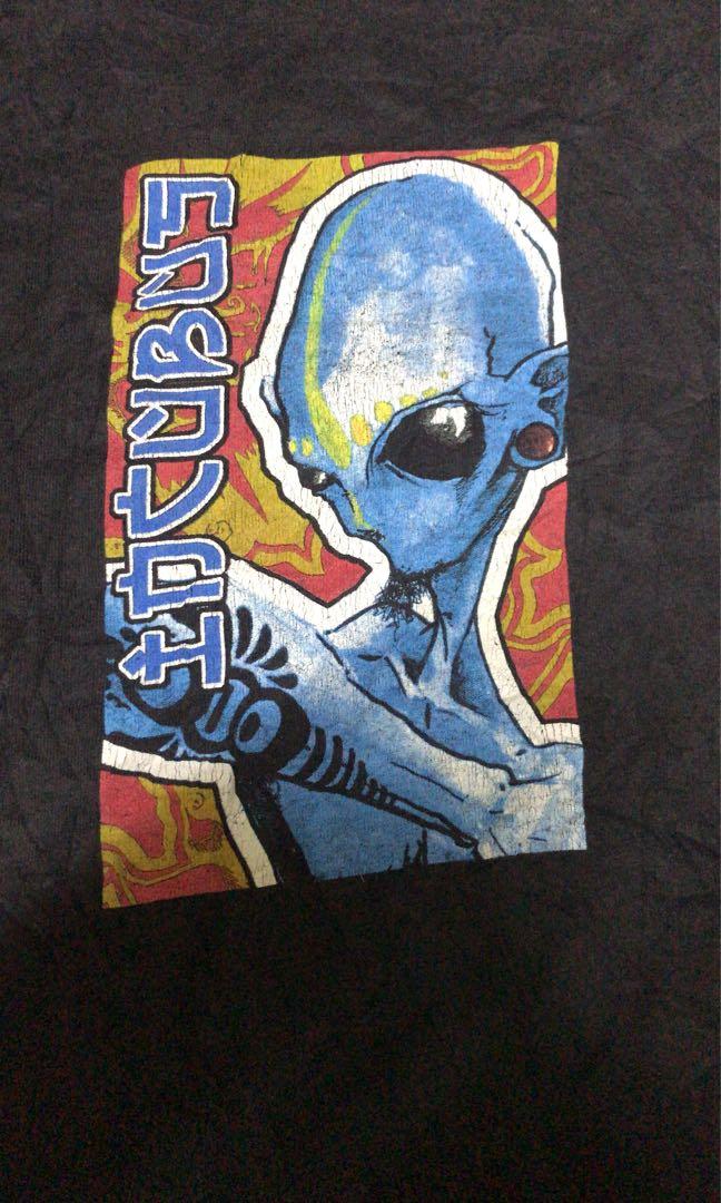 Incubus band 2002 Travis Scott Alien Make Yourself Tour Tshirt