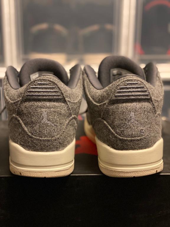 Authentic Original Jordan 3 Retro Wool with Box Size 8.5 (Category: Sneakers) located in Antipolo. Submitted by drfernandez (Listing ID 1083036390, Image 2). Description: Extremely clean and stored properly. Authentic and guaranteed original. Bought in USA. This comes from a smoke-free and clean home. Please look into my other listings for other items that you might just need. I also have other bags, shoes, purses, wallets and kids’ clothing and 
