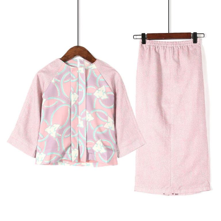 Jovian Mandagie Kids Baju Kurung Moden Set With Kain Kipas Pleated Skirt Baju Raya 2021 Babies Kids Girls Apparel 4 To 7 Years On Carousell