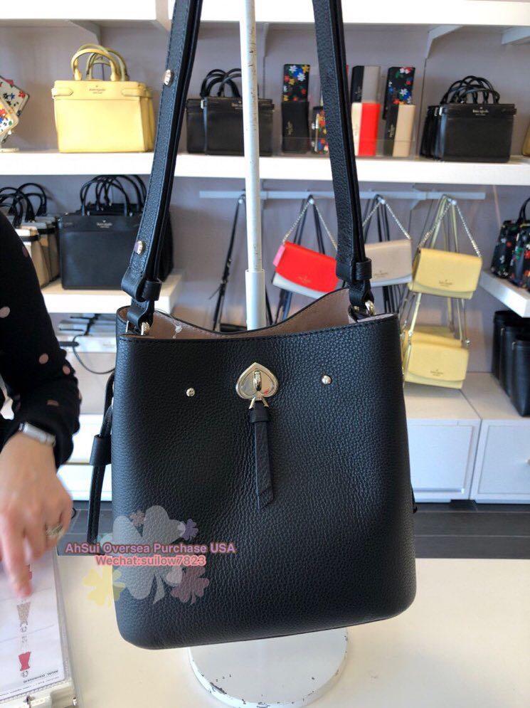 Amazon.com: Kate Spade New York Madison Small Satchel Handbag Crossbody  (Black) : Clothing, Shoes & Jewelry