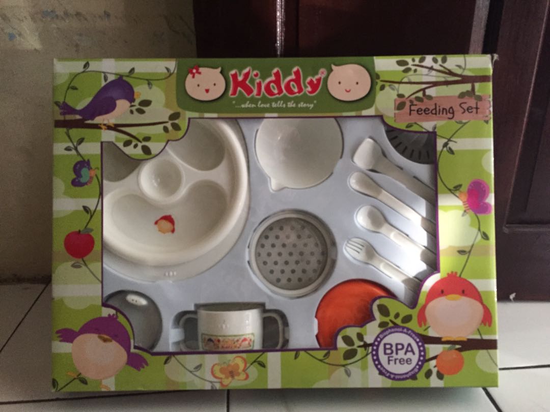 Kiddy Feeding Set Bayi Anak Perawatan Makanan Anak Di Carousell