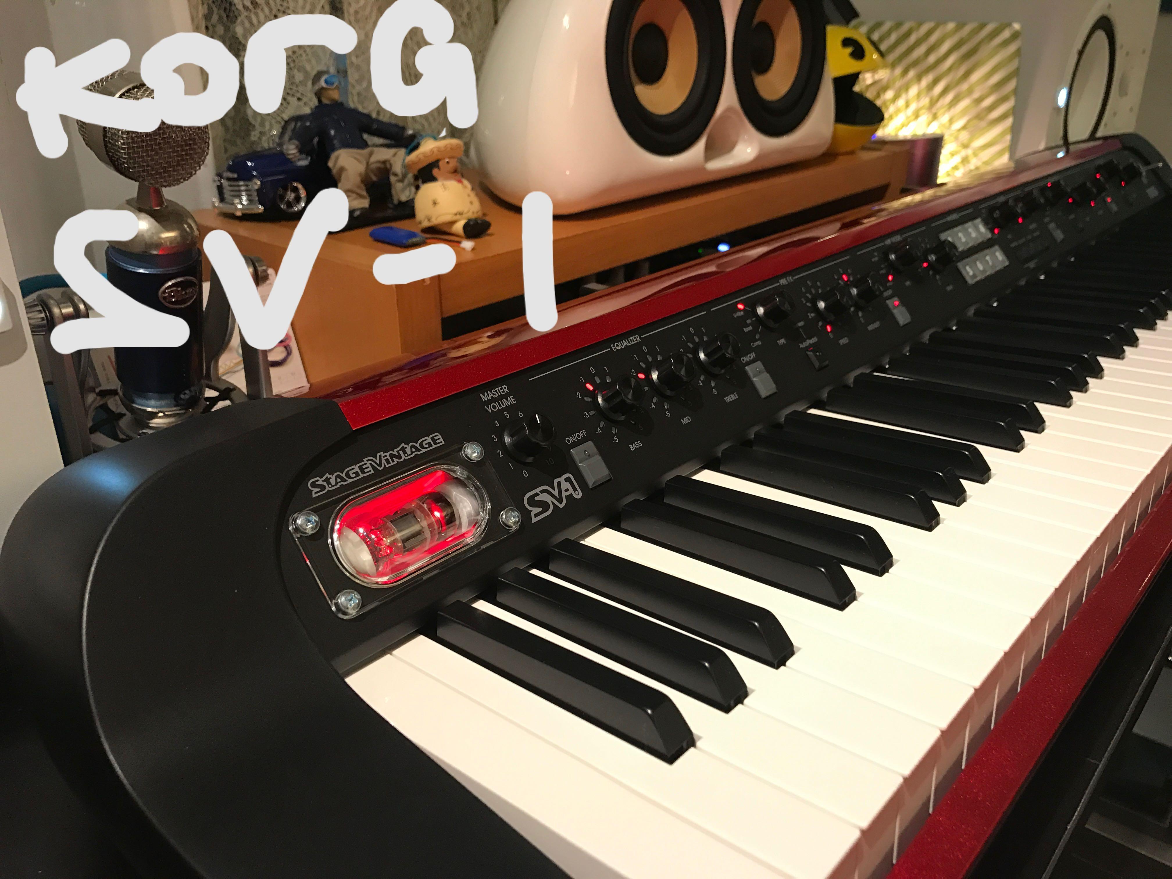 KORG SV-2S 88(88鍵) STAGE VINTAGE PIANO KORG SV-1 red stage