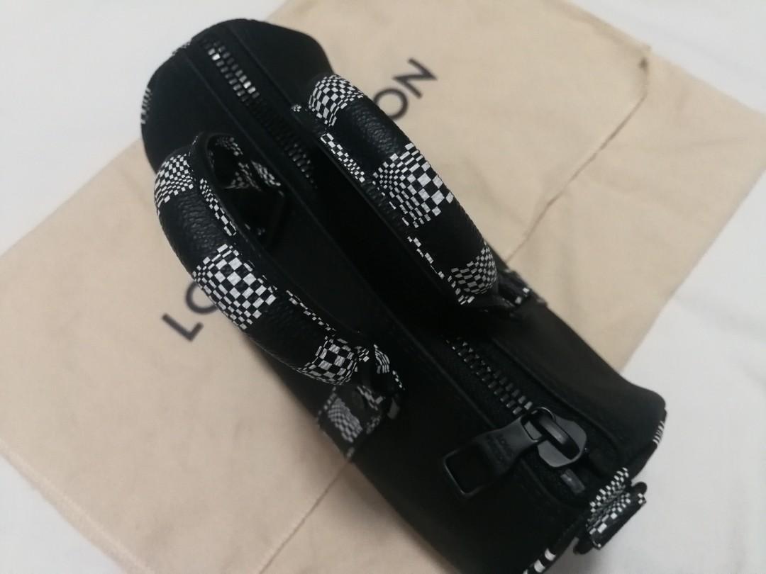 Louis Vuitton Keepall XS Damier Distorted Cowhide Leather (Black) –  ValiseLaBel