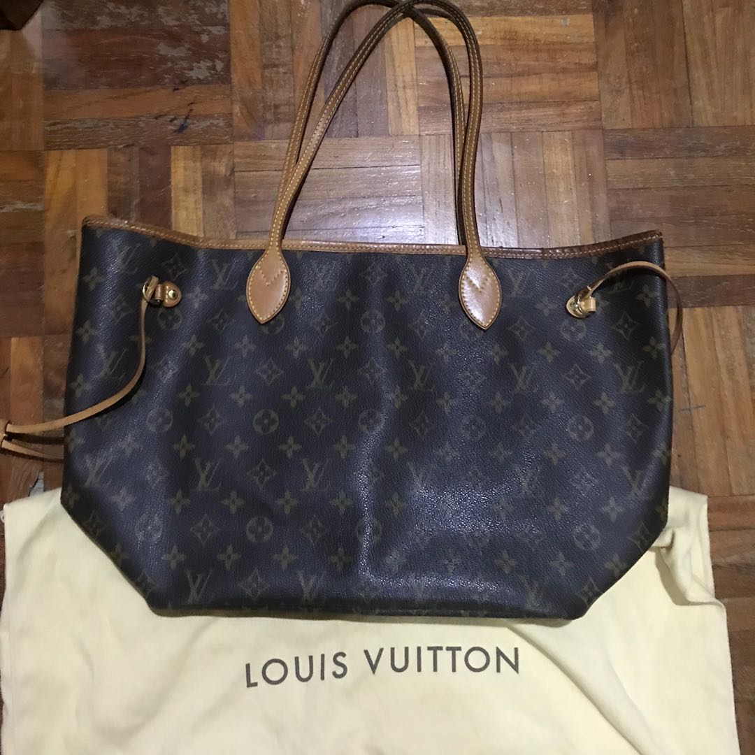 LV M41177 NEVERFULL MM, Luxury, Bags & Wallets on Carousell