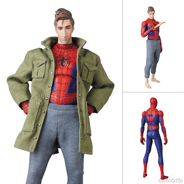 Medicom Mafex Peter B Parker Spider-Man Into the Spider-verse