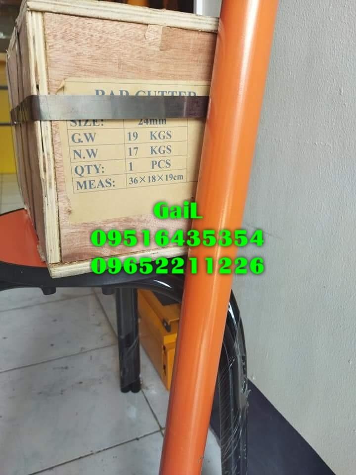 MEGA Manual Bar Cutter (Category: Construction Tools & Equipment) located in Caloocan City. Submitted by abieghail (Listing ID 1082923577, Image 3). Description: MEGA Bar Cutter / Manual Bar Cutting Machine 🇯🇵 - Heavy Duty - Solid steel - With handle Available in: 16mm - P4,000 20mm - P4,500 24mm - P5,000 28mm - P5,000 32mm - P9,000 Contact us for faster transaction. TO GOD BE THE GLORY!.
