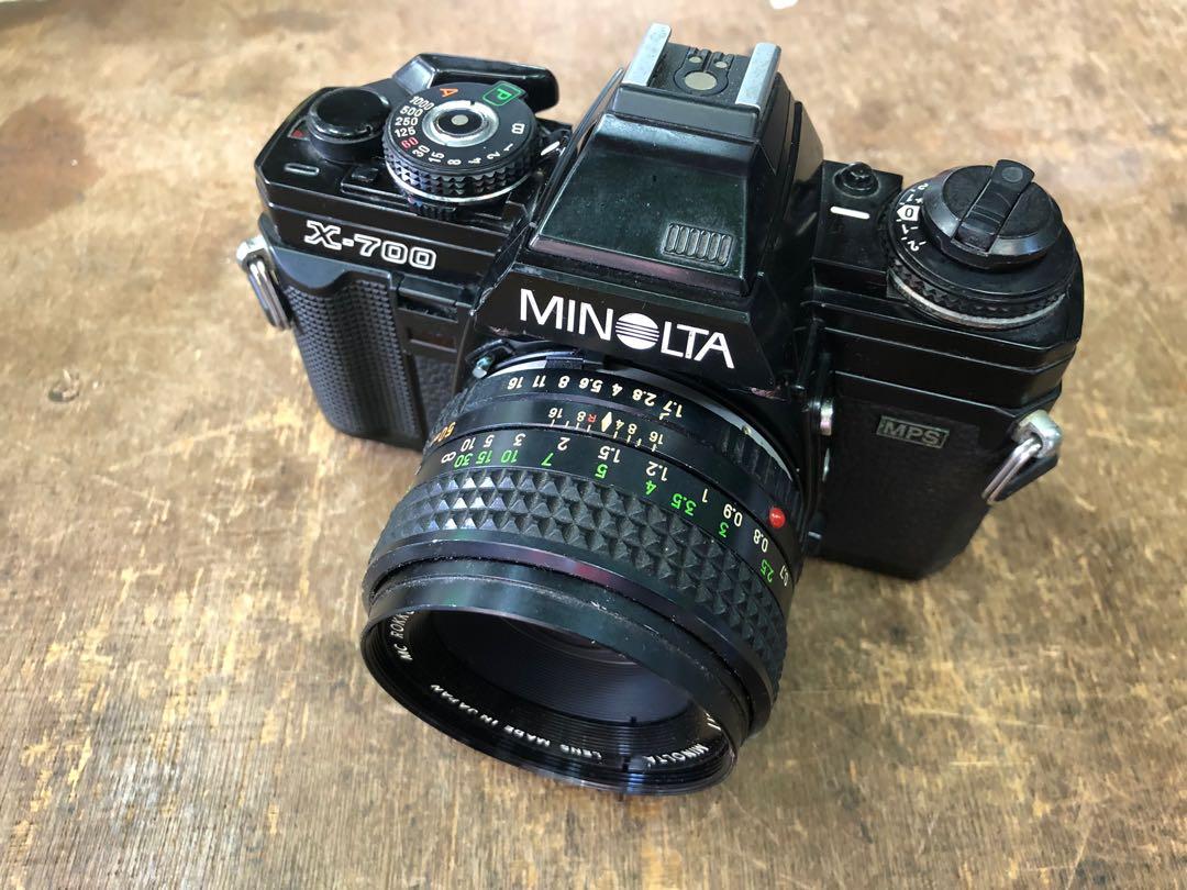 Minolta X-700 連原廠50mm f1.7標準鏡, 攝影器材, 鏡頭及裝備- Carousell
