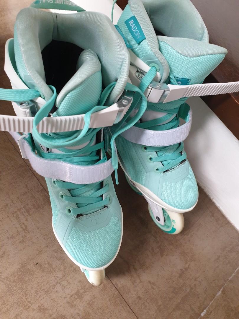 Rollerskates Powerslide Phuzion Radon 80 in teal (Category: Skates, Rollerblades & Scooters) located in Cavite. Submitted by decluttercart (Listing ID 1082890622, Image 2). Description: Mint condition, used only twice. Fits sizes 38-39. DM for more pictures..