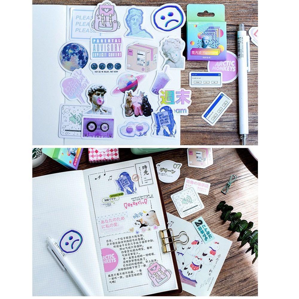 MO Card Sticker - Vaporwave, Hobbies & Toys, Stationery & Craft ...