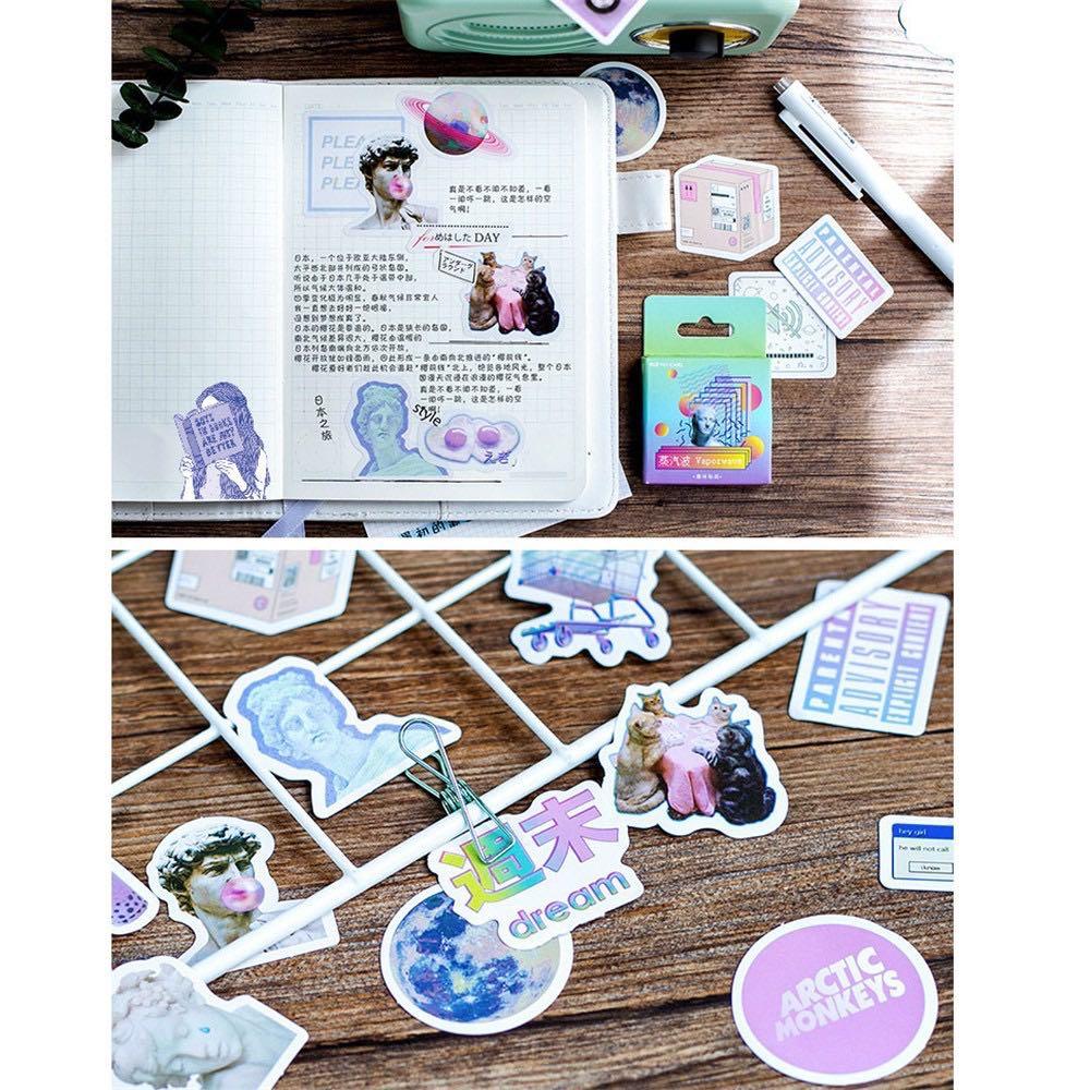MO Card Sticker - Vaporwave, Hobbies & Toys, Stationery & Craft ...