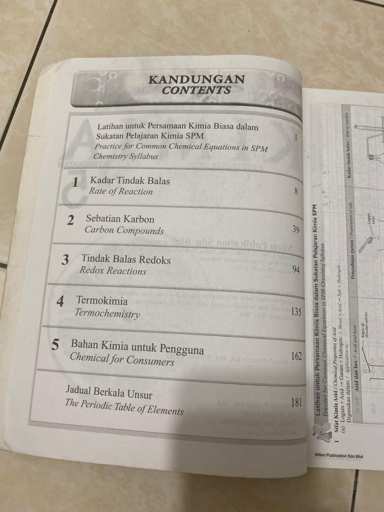 Modul pengajaran & pembelajaran kimia dwibahasa tingkatan 5 spm book