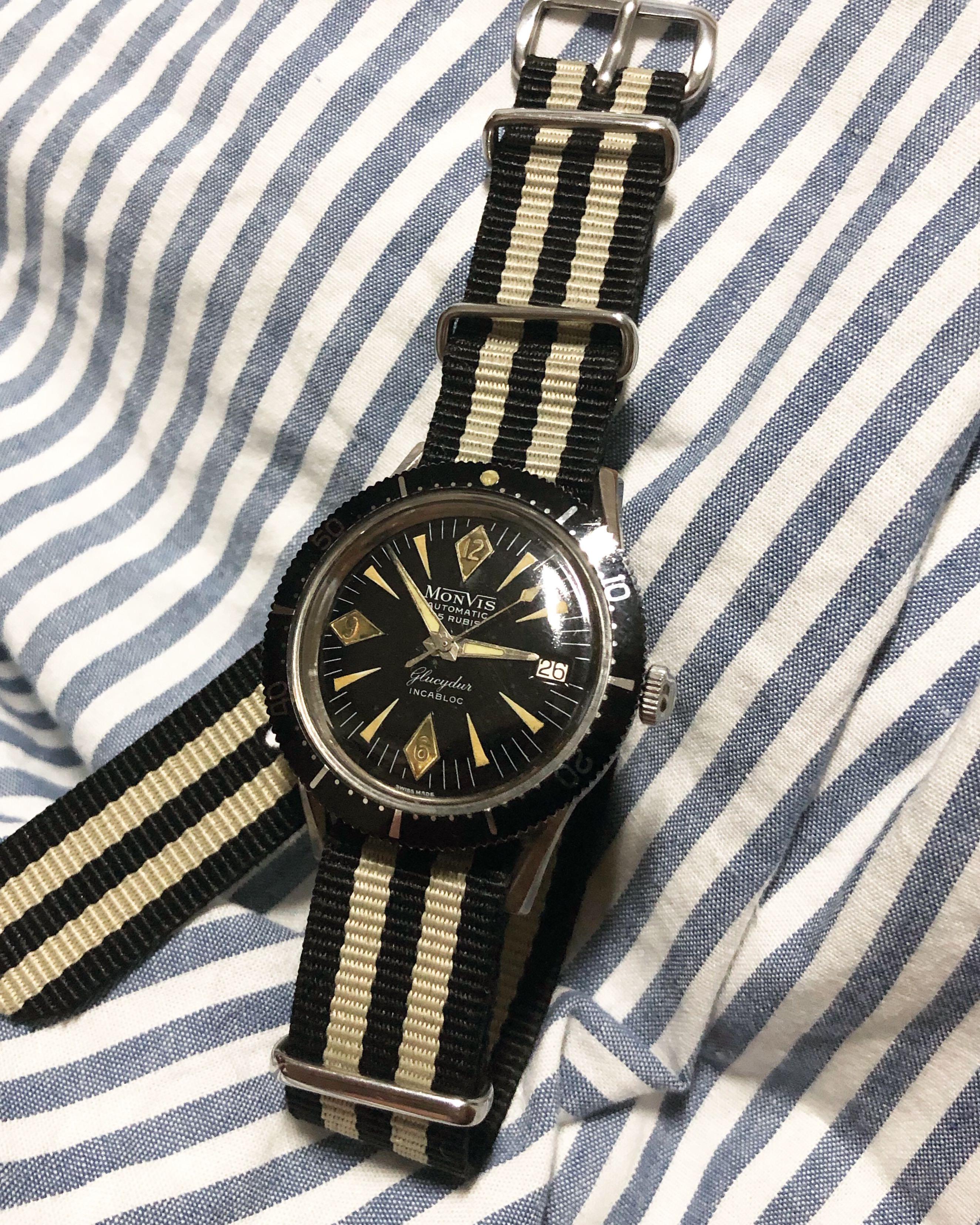 Monvis diver vintage cheap